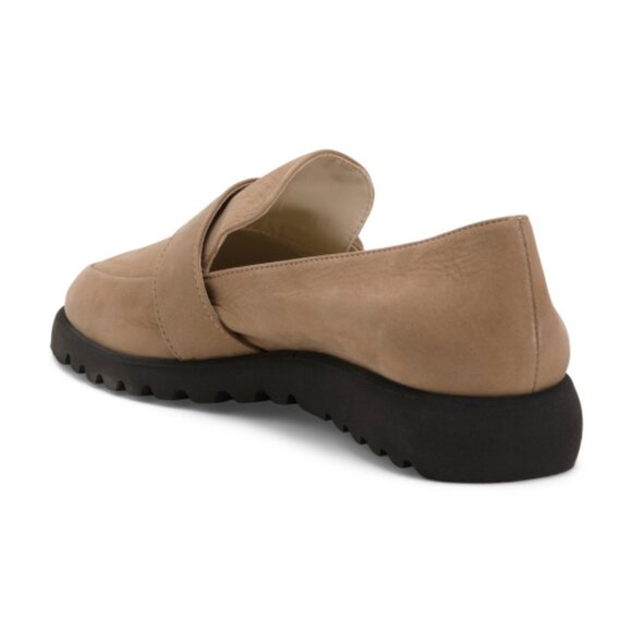 AMALFI Made In Italy Leather Eco Lug Loafers - Picture 2 of 3